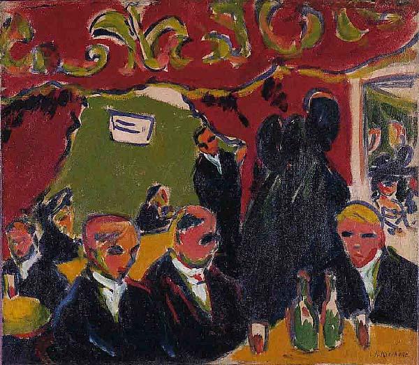 Ernst Ludwig Kirchner Tavern, oil painting image